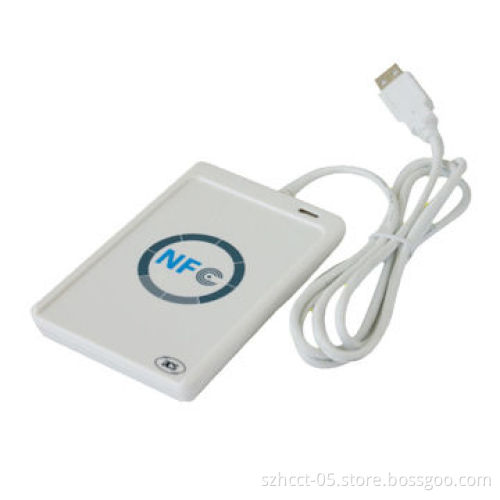 USB Contactless Smart Card Reader, Supports ISO 14443 Type A and B Cards and FeliCa Card